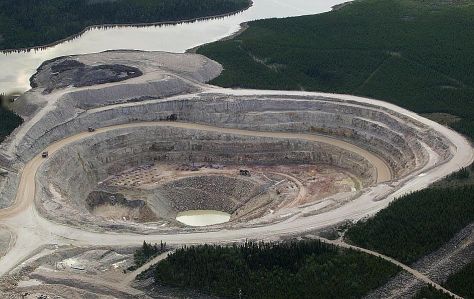 Athabasca Basin uranium mine in Canada. Image courtesy Nature.com