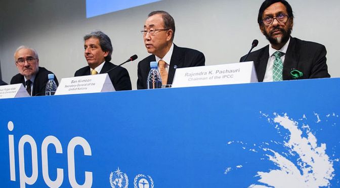 IPCC release Fifth Assessment Synthesis Report